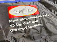 Stahlkaiser ring steeksleutelset 25 delig - afbeelding 5 van  5
