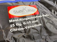 Stahlkaiser ring steeksleutelset 25 delig - afbeelding 5 van  5