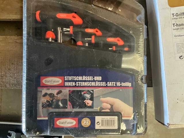 Stahlkeiser set van 2 schroevendraaier torx en doppen - afbeelding 2 van  3