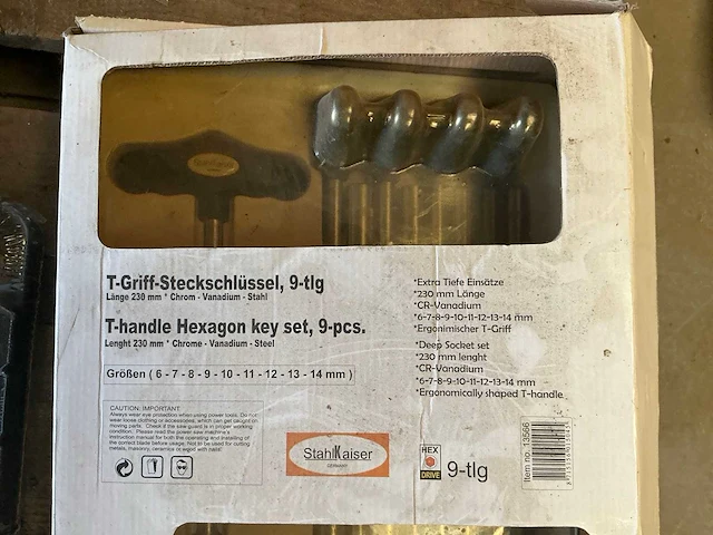 Stahlkeiser set van 2 schroevendraaier torx en doppen - afbeelding 3 van  3