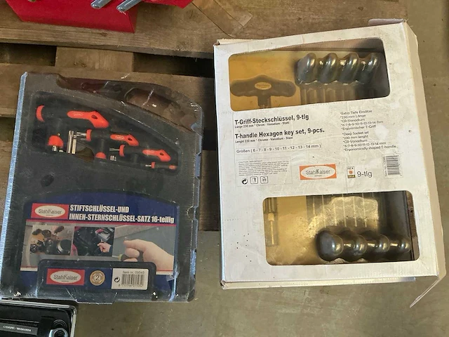 Stahlkeiser set van 2 schroevendraaier torx en doppen - afbeelding 1 van  3
