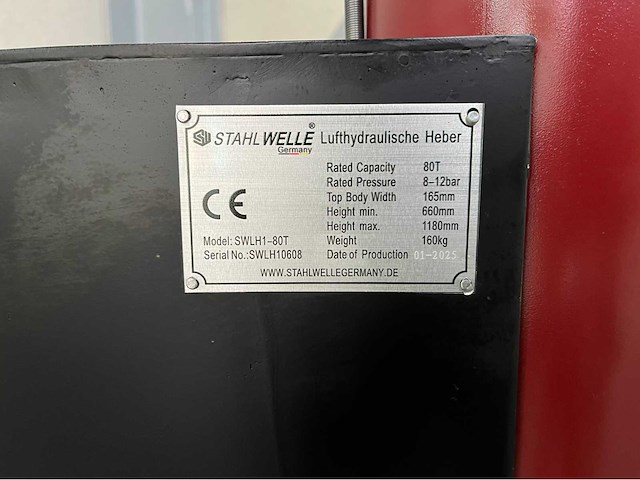 Stahlwelle hydropneumatische hoogheffer krik - afbeelding 26 van  28