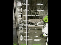 Stahlwerk stof en vloeistof zuiger 100 liter