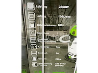 Stahlwerk stof en water bouw stofzuiger 100 liter - afbeelding 2 van  4