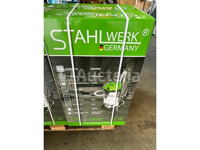 Stahlwerk stof en water bouw stofzuiger 100 liter - afbeelding 2 van  4