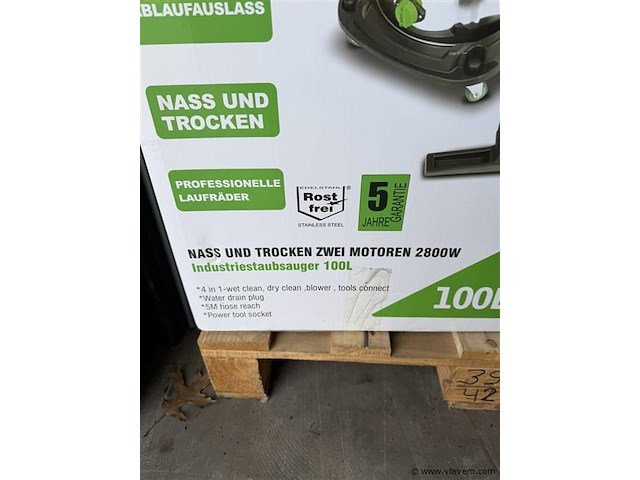 Stahlwerk stof en water bouw stofzuiger 100 liter - afbeelding 6 van  7