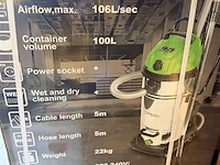 Stahlwerk stof en water bouw stofzuiger 100 liter - afbeelding 7 van  7