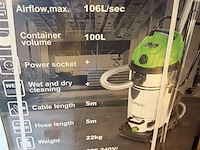 Stahlwerk stof en water bouw stofzuiger 100 liter - afbeelding 7 van  7