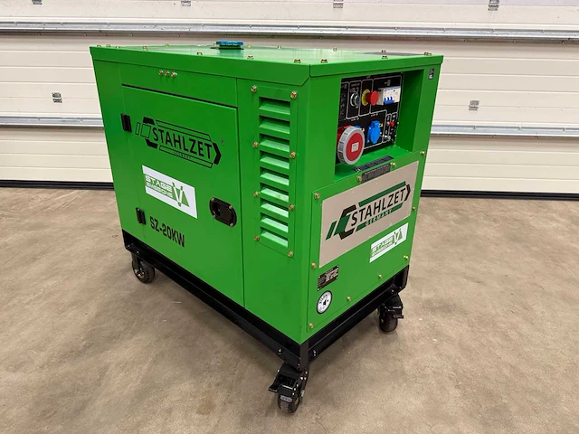 Stahlwerk sz-20k diesel generator stage v 20kva 230v/400v - afbeelding 1 van  12