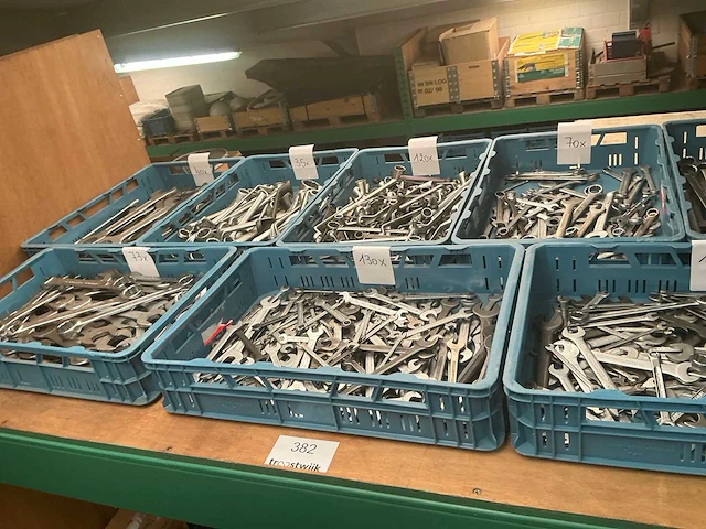 Stahlwille en elora grote partij steek-en ringsleutels - afbeelding 1 van  9