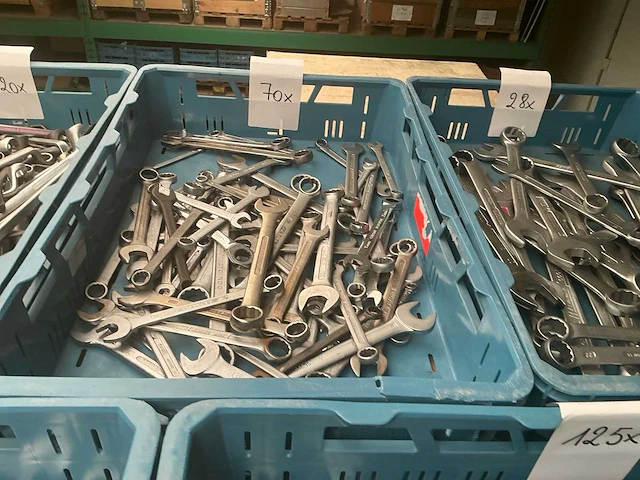 Stahlwille en elora grote partij steek-en ringsleutels - afbeelding 4 van  9