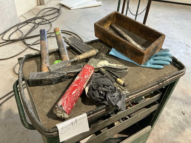 Stahlwille gereedschapswagen met inhoud - afbeelding 2 van  4