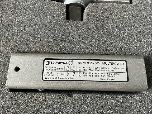 Stahlwille mp300-800 krachtvermeerderaar - afbeelding 4 van  7