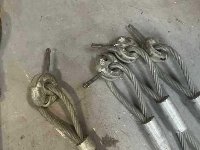 Staken hijskabels (9x) - afbeelding 3 van  7
