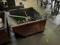 Stalen afvalcontainer (2x) - afbeelding 3 van  6