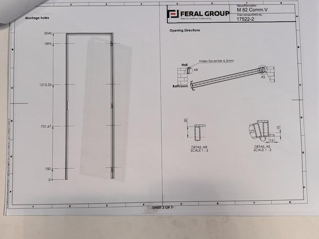 Stalen binnendeur afgemastikeerd - afbeelding 5 van  5