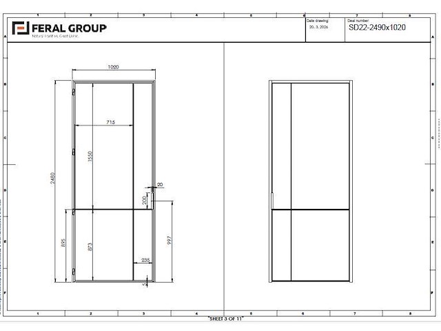 Stalen binnendeur afgemastikeerd - afbeelding 5 van  8