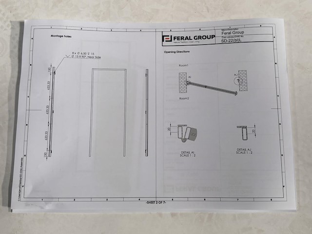 Stalen binnendeur afgemastikeerd - afbeelding 5 van  5