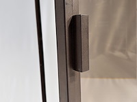 Stalen binnendeur met glaslatten - afbeelding 3 van  5