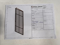 Stalen binnendeur met glaslatten - afbeelding 4 van  5