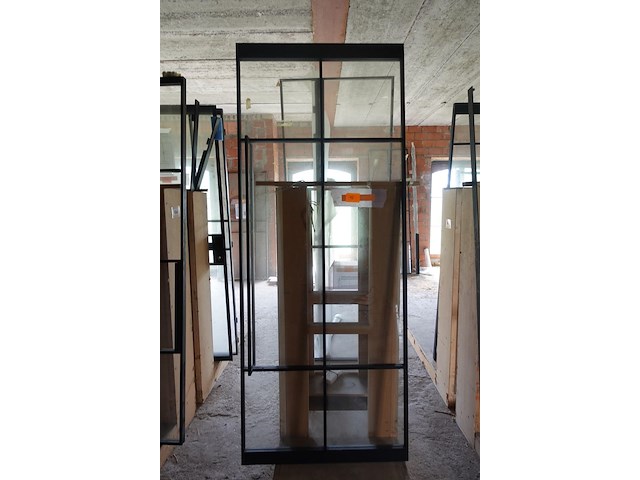 Stalen deur met glas - afbeelding 1 van  2