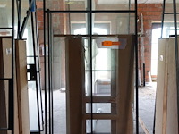 Stalen deur met glas