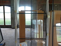 Stalen deur met glas