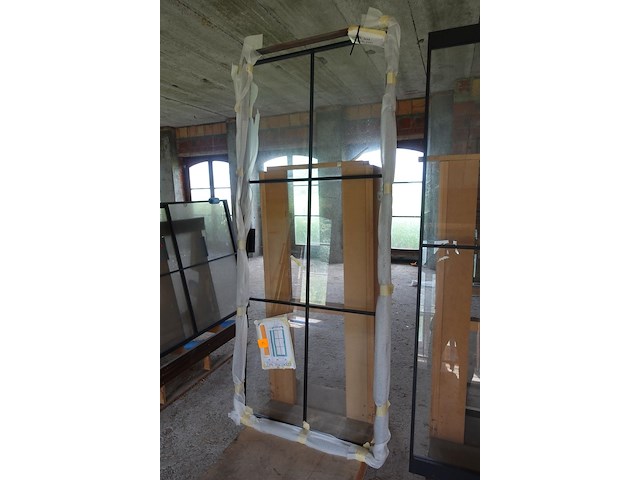 Stalen deur met glas - afbeelding 3 van  4