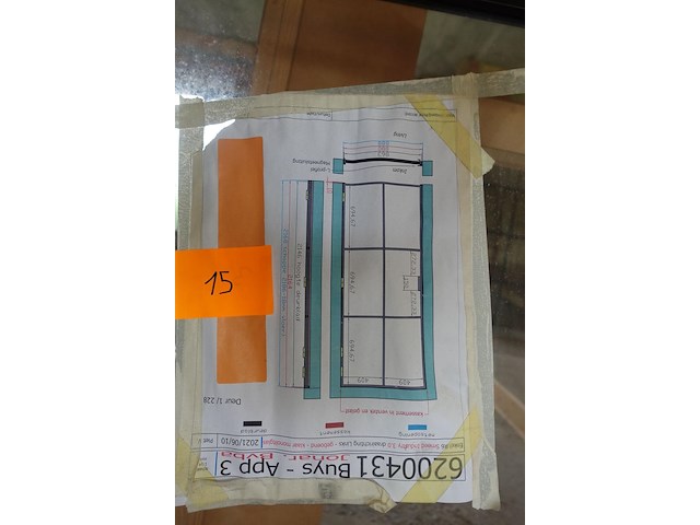Stalen deur met glas - afbeelding 4 van  4