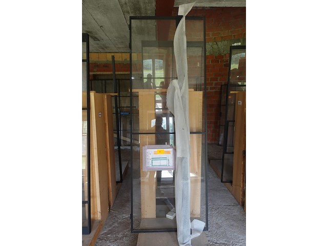 Stalen deur met glas - afbeelding 1 van  3