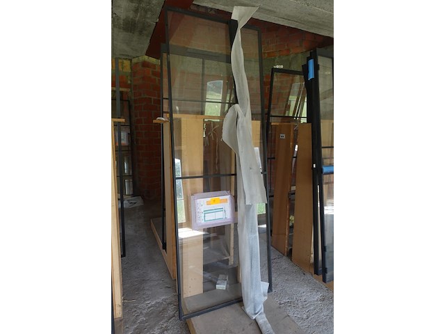 Stalen deur met glas - afbeelding 2 van  3