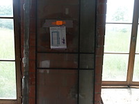 Stalen deur met glas