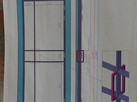 Stalen deur met glas - afbeelding 3 van  3
