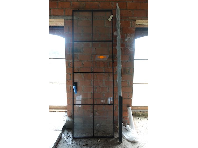 Stalen deur met glas - afbeelding 1 van  3