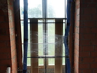 Stalen deur met glas