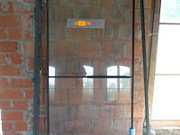 Stalen deur met glas