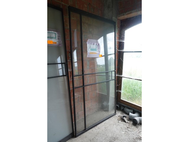 Stalen deur met glas - afbeelding 2 van  3