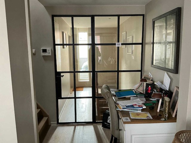 Stalen deur + wand - afbeelding 1 van  10