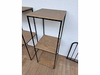 Stalen en houten planken 60x60 cm (6x) - afbeelding 5 van  6