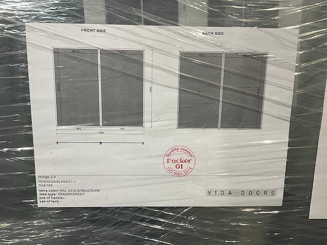 Stalen frame (2x) - afbeelding 1 van  1