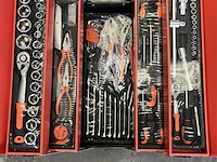 Stalen gereedschapskist met 85 stuks gereedschap - afbeelding 1 van  7