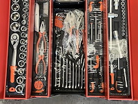 Stalen gereedschapskist met 85 stuks gereedschap - afbeelding 1 van  7