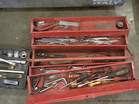 Stalen gereedschapskoffer en dopsleutelset - afbeelding 3 van  3
