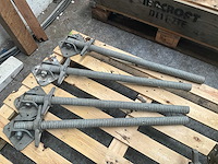 Stalen kantelbare spindel (4x) - afbeelding 1 van  3
