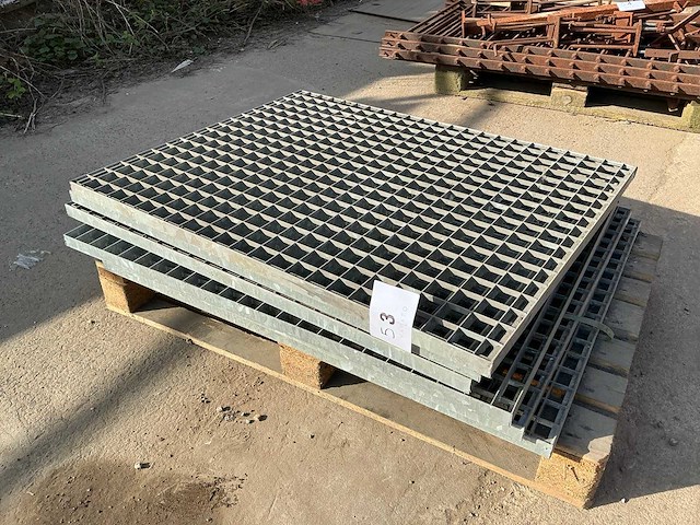 Stalen roosterplaat (6x) - afbeelding 1 van  4