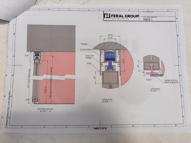 Stalen schuifdeur afgemastikeerd - afbeelding 5 van  8