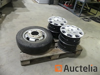 Stalen velgen voor auto peugeot 206 + 1 wiel voor renault master bestelwagen - afbeelding 3 van  8