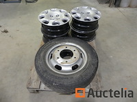 Stalen velgen voor auto peugeot 206 + 1 wiel voor renault master bestelwagen - afbeelding 4 van  8