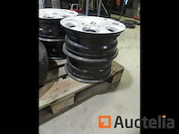 Stalen velgen voor auto peugeot 206 + 1 wiel voor renault master bestelwagen - afbeelding 6 van  8