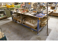 Stalen werktafel met bodemschap - afbeelding 1 van  3